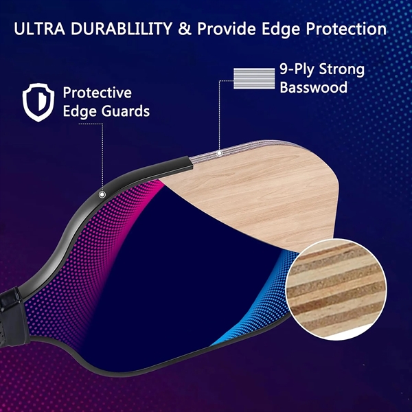Wood Pickleball Paddle Set USAPA Approved - Wood Pickleball Paddle Set USAPA Approved - Image 2 of 4