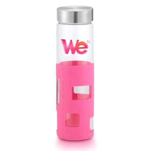 20 oz Silicone Rectangle Cutout Bottle - 20 oz Silicone Rectangle Cutout Bottle - Image 1 of 5