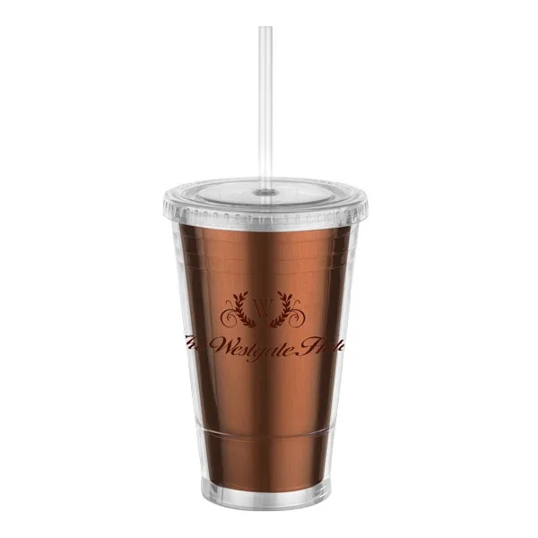 16 oz Slurpy Metallic Tumbler - 16 oz Slurpy Metallic Tumbler - Image 20 of 28