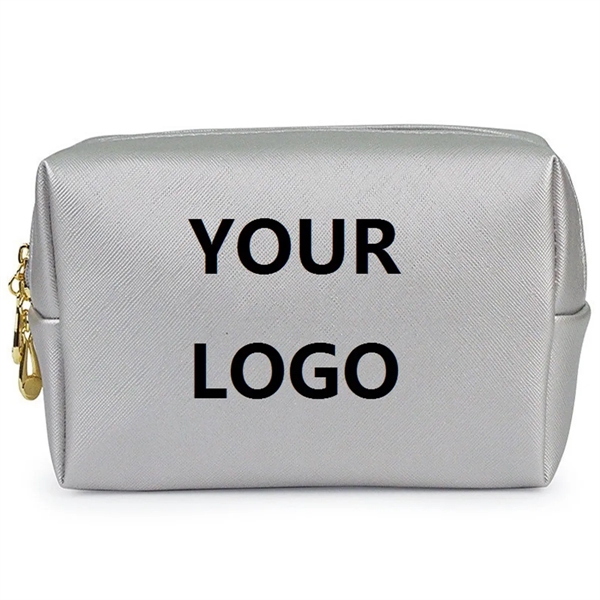 Premium PU Leather Cosmetic Bag, Travel Makeup Organizer - Premium PU Leather Cosmetic Bag, Travel Makeup Organizer - Image 0 of 6