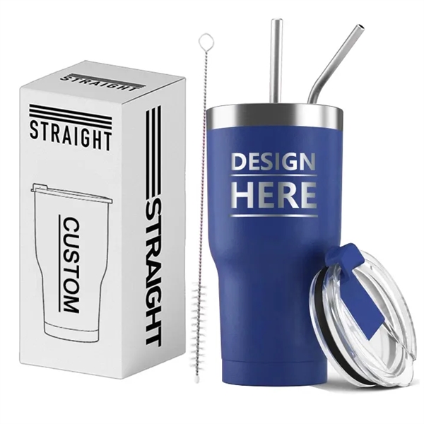 Stainless Steel Insulated Water Bottle with Straws - Stainless Steel Insulated Water Bottle with Straws - Image 11 of 15