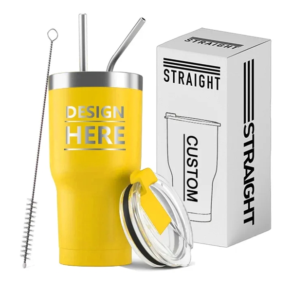 Stainless Steel Insulated Water Bottle with Straws - Stainless Steel Insulated Water Bottle with Straws - Image 15 of 15