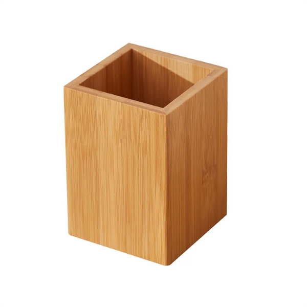 Bamboo Wooden Pencil/Pen Holder - Bamboo Wooden Pencil/Pen Holder - Image 1 of 4