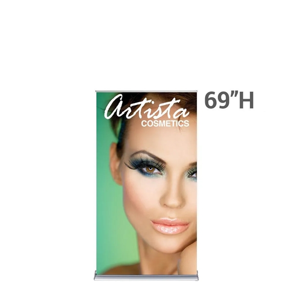 SilverStep Retractable Banner Stand 36" x 69" Fabric Print - SilverStep Retractable Banner Stand 36" x 69" Fabric Print - Image 1 of 13