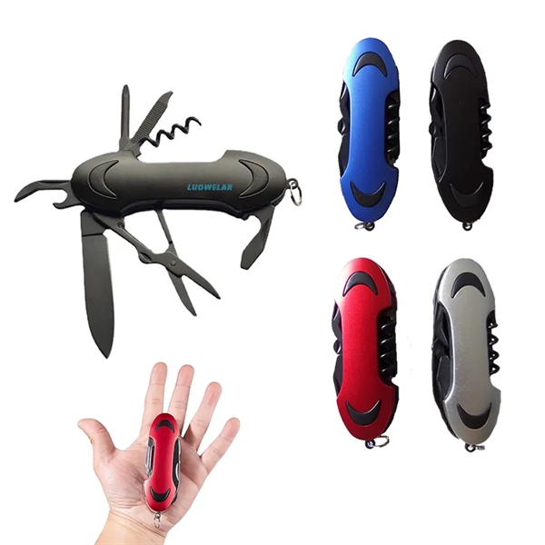 10-in-1 Multitools Foldable Pocket Knife for Camping Hiking - 10-in-1 Multitools Foldable Pocket Knife for Camping Hiking - Image 0 of 4