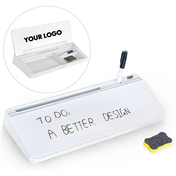 Glass Desktop Whiteboard Dry Erase Board - Glass Desktop Whiteboard Dry Erase Board - Image 0 of 4
