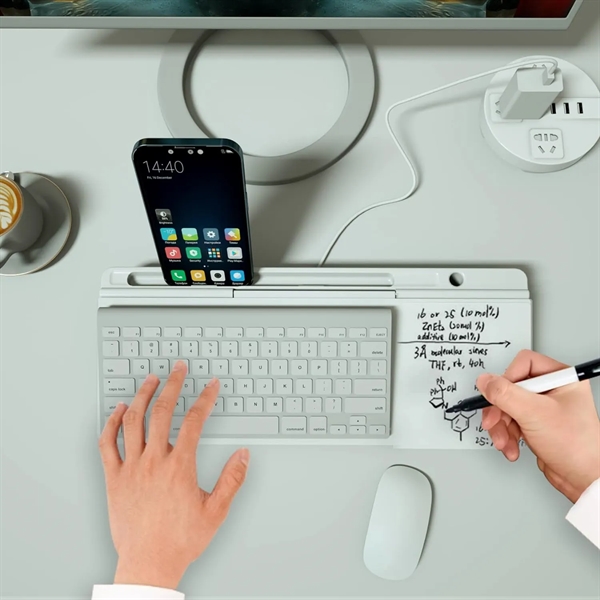 Glass Desktop Whiteboard Dry Erase Board - Glass Desktop Whiteboard Dry Erase Board - Image 3 of 4