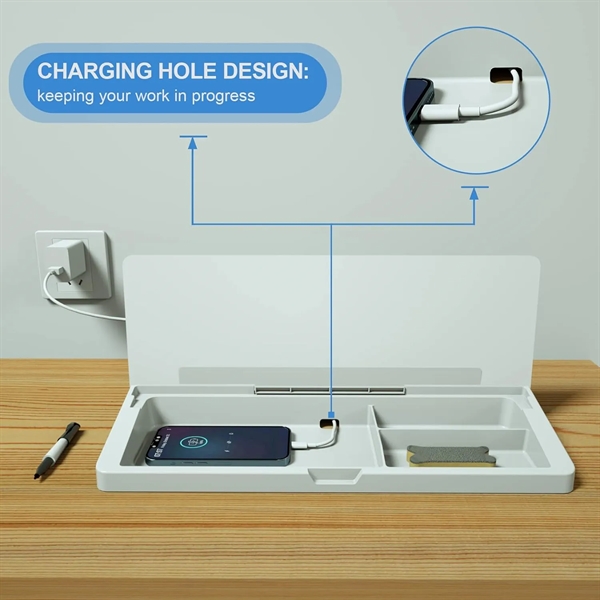 Glass Desktop Whiteboard Dry Erase Board - Glass Desktop Whiteboard Dry Erase Board - Image 4 of 4
