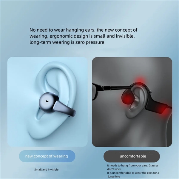 Open Ear Clip Headphones, Wireless Earbuds Bluetooth - Open Ear Clip Headphones, Wireless Earbuds Bluetooth - Image 4 of 4