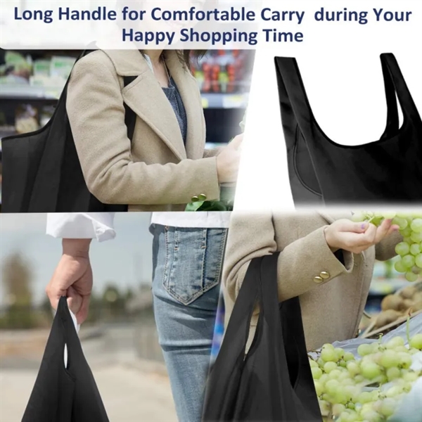 Reusable Foldable Grocery Bags - Reusable Foldable Grocery Bags - Image 5 of 5