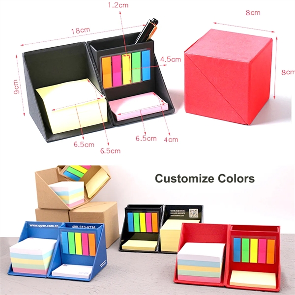 Super Sticky Notes with Folding Boxes - Super Sticky Notes with Folding Boxes - Image 1 of 4