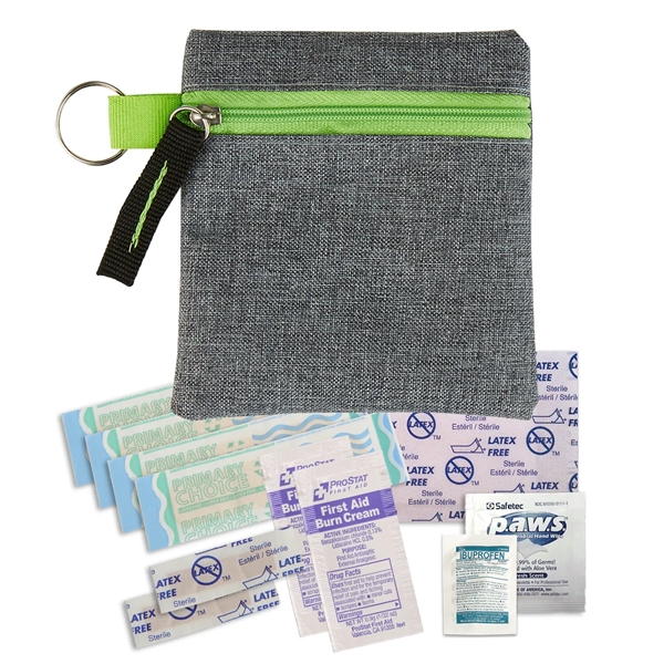 Heathered zippered Mini First Aid Kit - Heathered zippered Mini First Aid Kit - Image 4 of 5