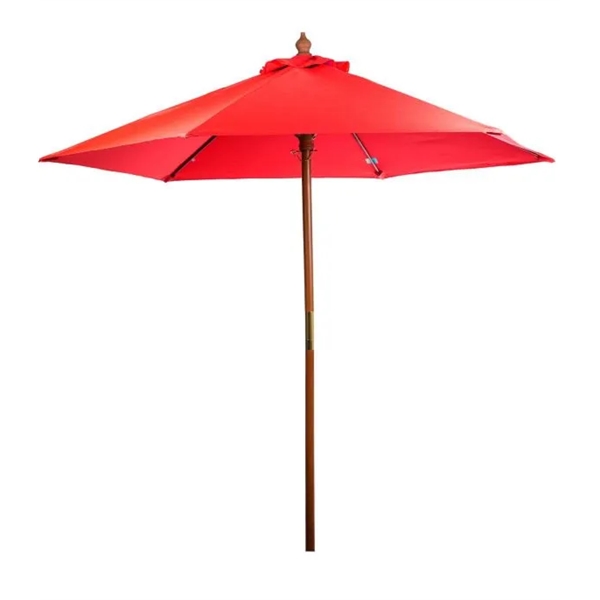 7' FSC Wood Market Umbrella - 7' FSC Wood Market Umbrella - Image 1 of 3
