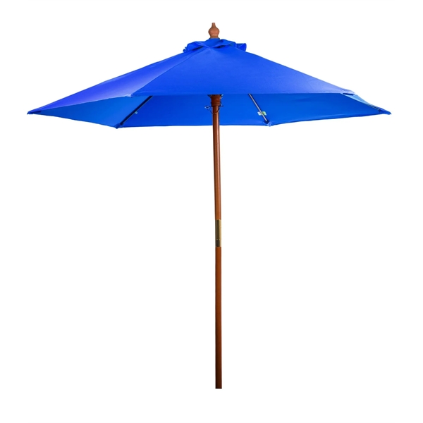 7' FSC Wood Market Umbrella - 7' FSC Wood Market Umbrella - Image 2 of 3