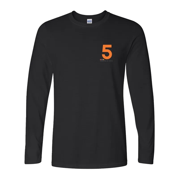 Gildan Soft Style T-Shirt Long Sleeve - Gildan Soft Style T-Shirt Long Sleeve - Image 5 of 5