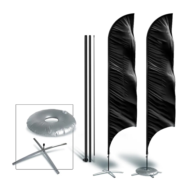 Lasting Durable Promotion Custom Feather Flag Banner Set - Lasting Durable Promotion Custom Feather Flag Banner Set - Image 3 of 4