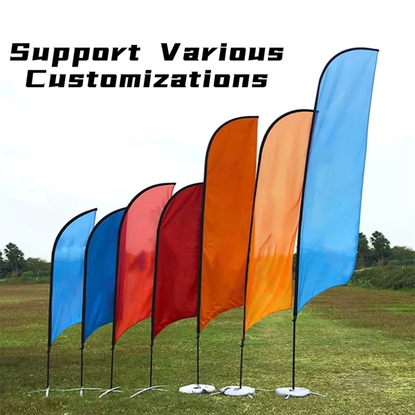 Lasting Durable Promotion Custom Feather Flag Banner Set - Lasting Durable Promotion Custom Feather Flag Banner Set - Image 4 of 4