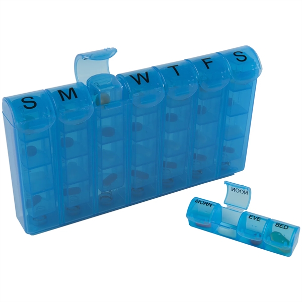 28 Compartment Pill Organizer Box - 28 Compartment Pill Organizer Box - Image 5 of 7