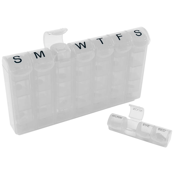 28 Compartment Pill Organizer Box - 28 Compartment Pill Organizer Box - Image 6 of 7