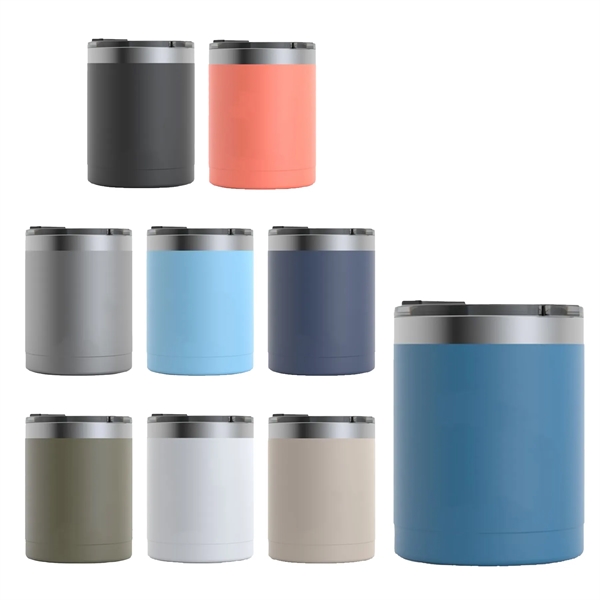 RTIC 12oz Ringed Stainless Steel Lowball Tumblers - RTIC 12oz Ringed Stainless Steel Lowball Tumblers - Image 1 of 19