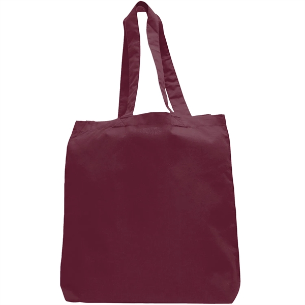 6 oz Cotton Canvas Tote Bag W/ Gusset (15" X 16") - 6 oz Cotton Canvas Tote Bag W/ Gusset (15" X 16") - Image 20 of 54