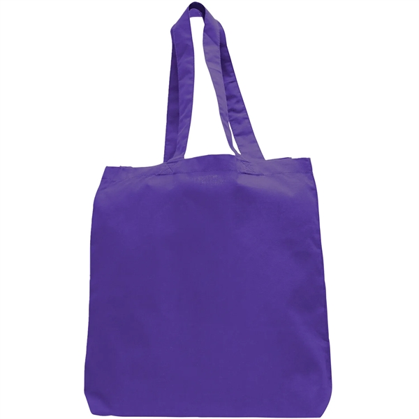 6 oz Cotton Canvas Tote Bag W/ Gusset (15" X 16") - 6 oz Cotton Canvas Tote Bag W/ Gusset (15" X 16") - Image 23 of 54