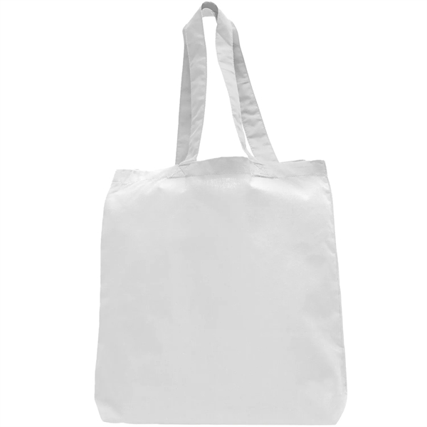 6 oz Cotton Canvas Tote Bag W/ Gusset (15" X 16") - 6 oz Cotton Canvas Tote Bag W/ Gusset (15" X 16") - Image 28 of 54