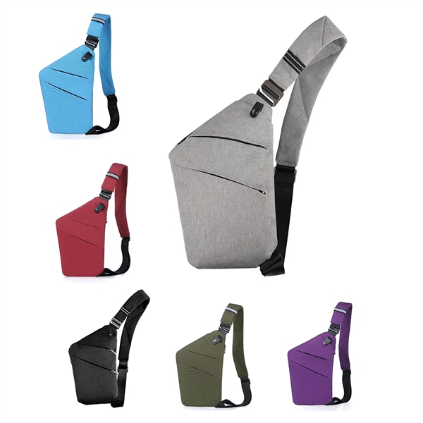 Anti-Theft Shoulder Chest Crossbody Bag - Anti-Theft Shoulder Chest Crossbody Bag - Image 1 of 3