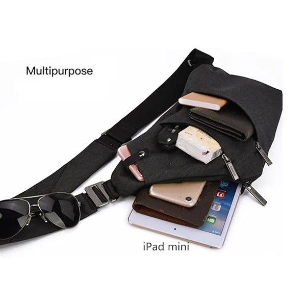 Anti-Theft Shoulder Chest Crossbody Bag - Anti-Theft Shoulder Chest Crossbody Bag - Image 2 of 3