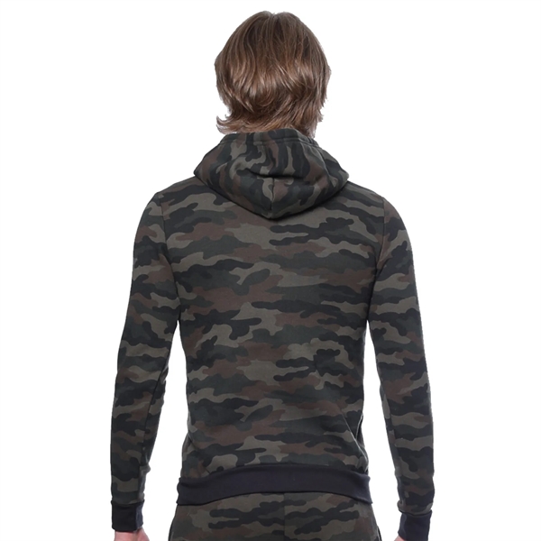 USA Made Unisex Camo Fleece Full Zip Pullover Hoodie - USA Made Unisex Camo Fleece Full Zip Pullover Hoodie - Image 5 of 5