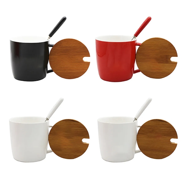 Customizable Wood Coffee Cup With Engraved Bamboo Lid - Customizable Wood Coffee Cup With Engraved Bamboo Lid - Image 2 of 4