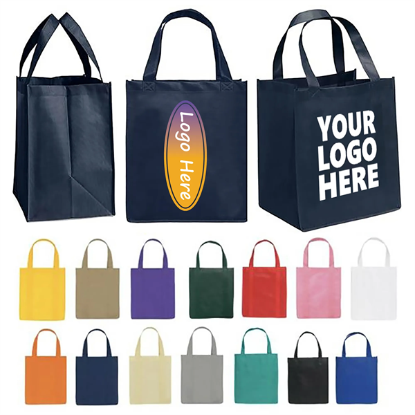 Reusable Non-Woven Tote Bag - Reusable Non-Woven Tote Bag - Image 0 of 2