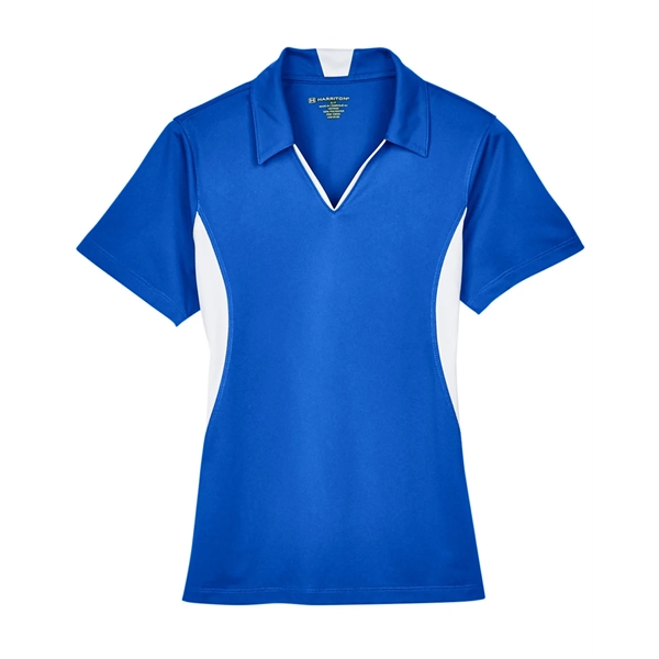 Ladies' Side Blocked Micro-Pique Polo - Ladies' Side Blocked Micro-Pique Polo - Image 3 of 4