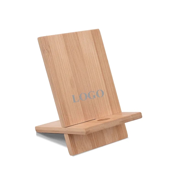 Bamboo Wood Cellphone Desk Stands - Bamboo Wood Cellphone Desk Stands - Image 0 of 1