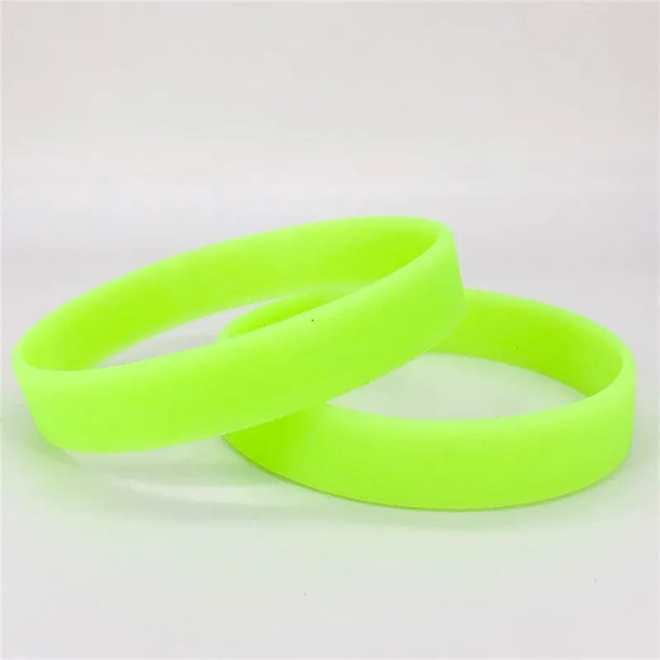 Glow in the Dark Silicone Wristbands w/ Custom Imprint - Glow in the Dark Silicone Wristbands w/ Custom Imprint - Image 5 of 5