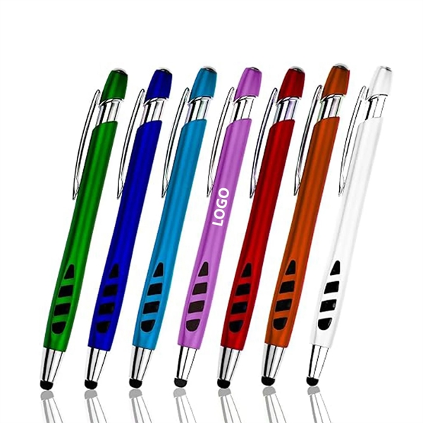 2-in-1 Stylus Pen&Ballpoint Writing Pens - 2-in-1 Stylus Pen&Ballpoint Writing Pens - Image 0 of 5