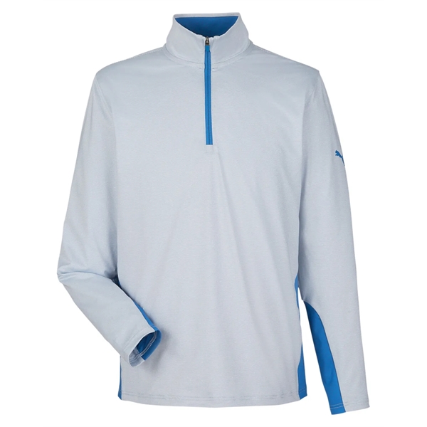 Puma Golf Men's Mesa Stripe Quarter-Zip - Puma Golf Men's Mesa Stripe Quarter-Zip - Image 3 of 17