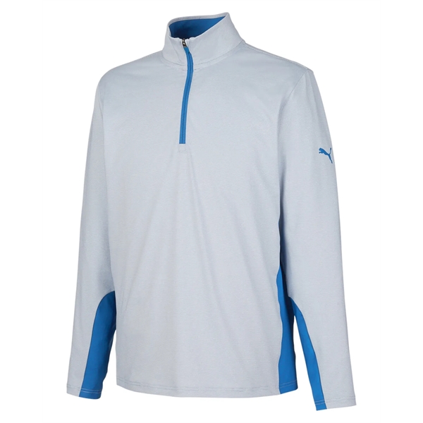 Puma Golf Men's Mesa Stripe Quarter-Zip - Puma Golf Men's Mesa Stripe Quarter-Zip - Image 4 of 17