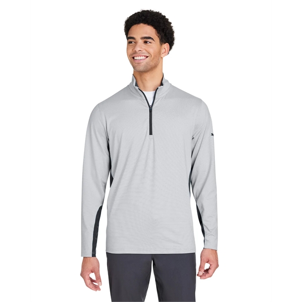 Puma Golf Men's Mesa Stripe Quarter-Zip - Puma Golf Men's Mesa Stripe Quarter-Zip - Image 6 of 17