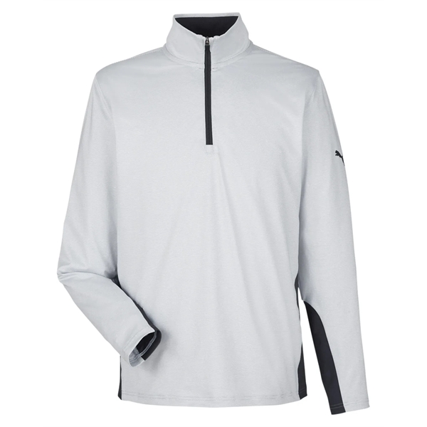 Puma Golf Men's Mesa Stripe Quarter-Zip - Puma Golf Men's Mesa Stripe Quarter-Zip - Image 9 of 17