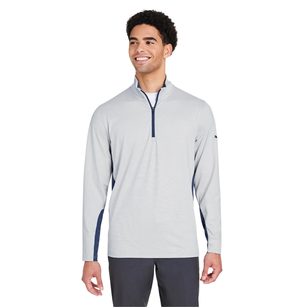 Puma Golf Men's Mesa Stripe Quarter-Zip - Puma Golf Men's Mesa Stripe Quarter-Zip - Image 12 of 17