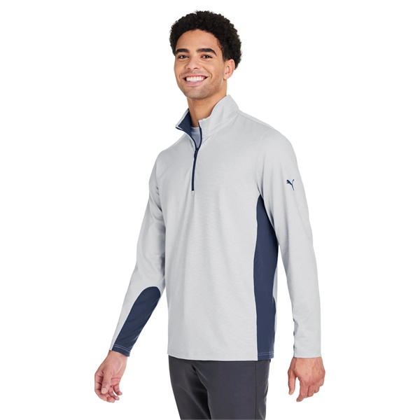 Puma Golf Men's Mesa Stripe Quarter-Zip - Puma Golf Men's Mesa Stripe Quarter-Zip - Image 13 of 17