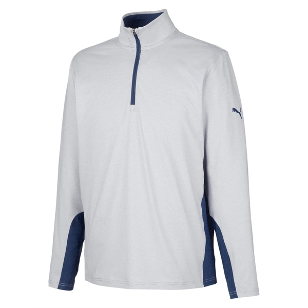 Puma Golf Men's Mesa Stripe Quarter-Zip - Puma Golf Men's Mesa Stripe Quarter-Zip - Image 16 of 17