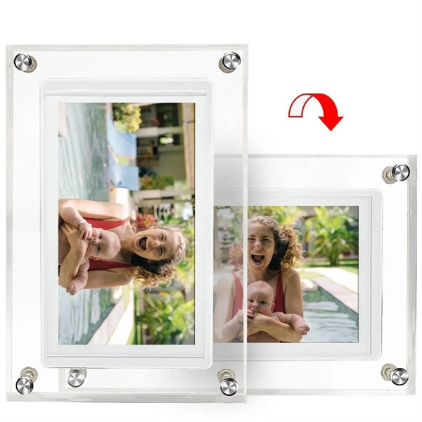 7 Inch Acrylic  Digital Photo Frame - 7 Inch Acrylic  Digital Photo Frame - Image 1 of 6