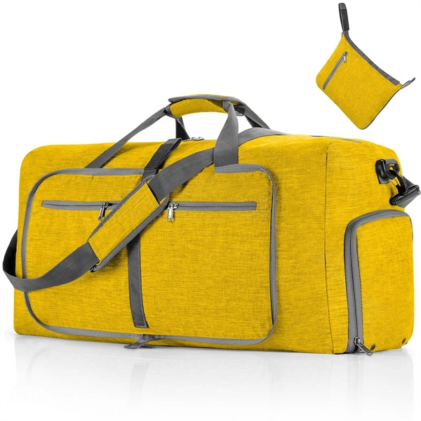 Foldable Travel Duffel Bag with Shoes Compartment - Foldable Travel Duffel Bag with Shoes Compartment - Image 11 of 11