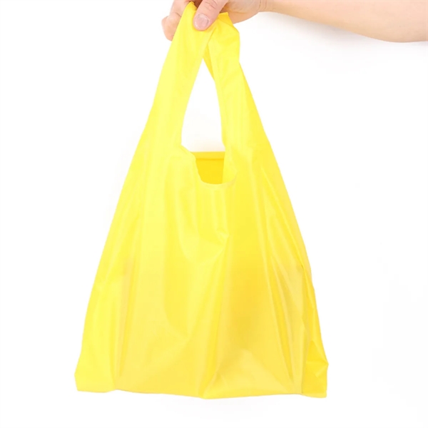 Large Reusable Shopping Foldable Polyester Tote Grocery Bag - Large Reusable Shopping Foldable Polyester Tote Grocery Bag - Image 2 of 5