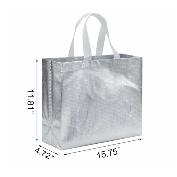 Reusable With Handle Non-Woven Stylish Foldable Shopping Bag - Reusable With Handle Non-Woven Stylish Foldable Shopping Bag - Image 1 of 4