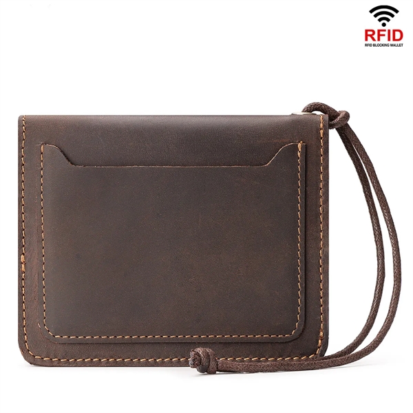 Genuine Leather Slim Wallet for Men - Genuine Leather Slim Wallet for Men - Image 6 of 7