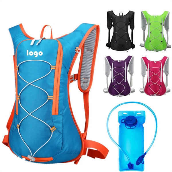 Lightweight Hydration Pack with 2L Water Bladder - Lightweight Hydration Pack with 2L Water Bladder - Image 0 of 3