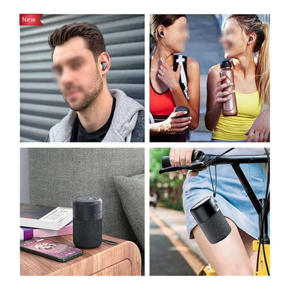 2 in 1 Portable Wireless Bluetooth Speaker and Earbuds - 2 in 1 Portable Wireless Bluetooth Speaker and Earbuds - Image 3 of 3